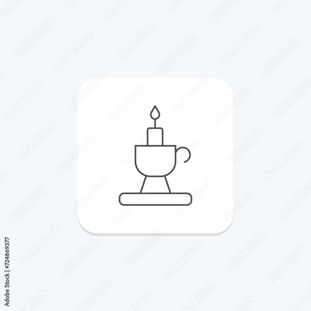 Traditional Lamp icon, lamp, light, decorative lamp, traditional lamp light source thinline icon, editable vector icon, pixel perfect, illustrator ai file Traditional Lamp icon, lamp, light, decorative lamp, traditional lamp light source thinline icon, editable vector icon, pixel perfect, illustrator ai file