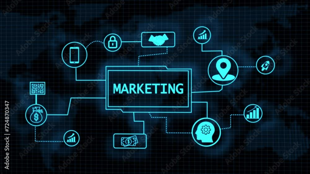 Marketing technology concept. Young businessman shows the word: Boost your business.