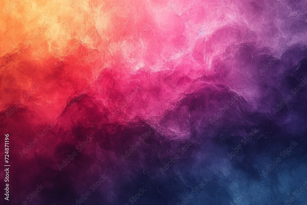 Colorful smoke abstract background, Multicolored Rainbow backdrop for product advertising, posters, stories, banners - obrazy, fototapety, plakaty 