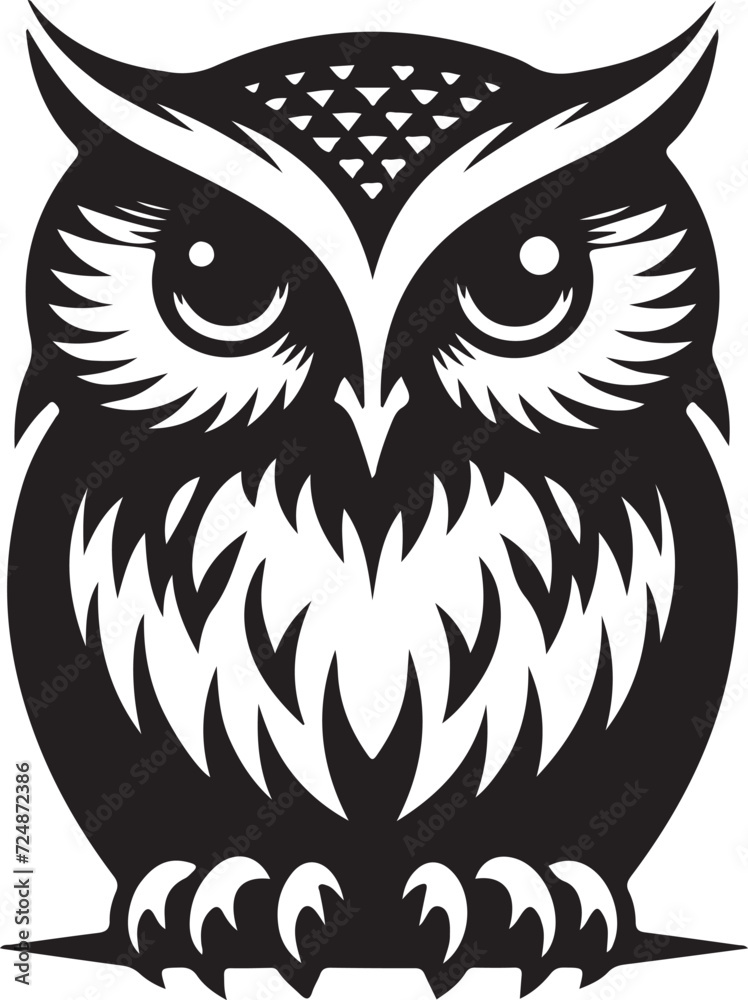 Fototapeta premium Owl Icon