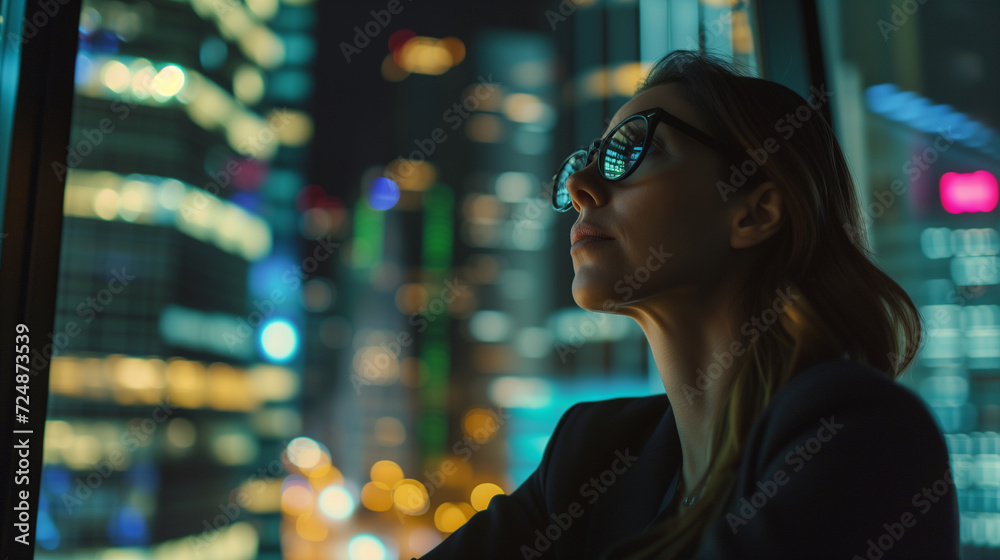 Business Woman in Focus The Decision-Maker Business Woman in Focus The Decision-Maker
