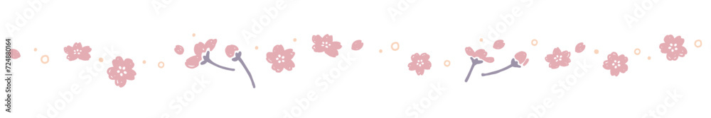 桜の罫線