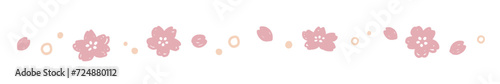桜の罫線