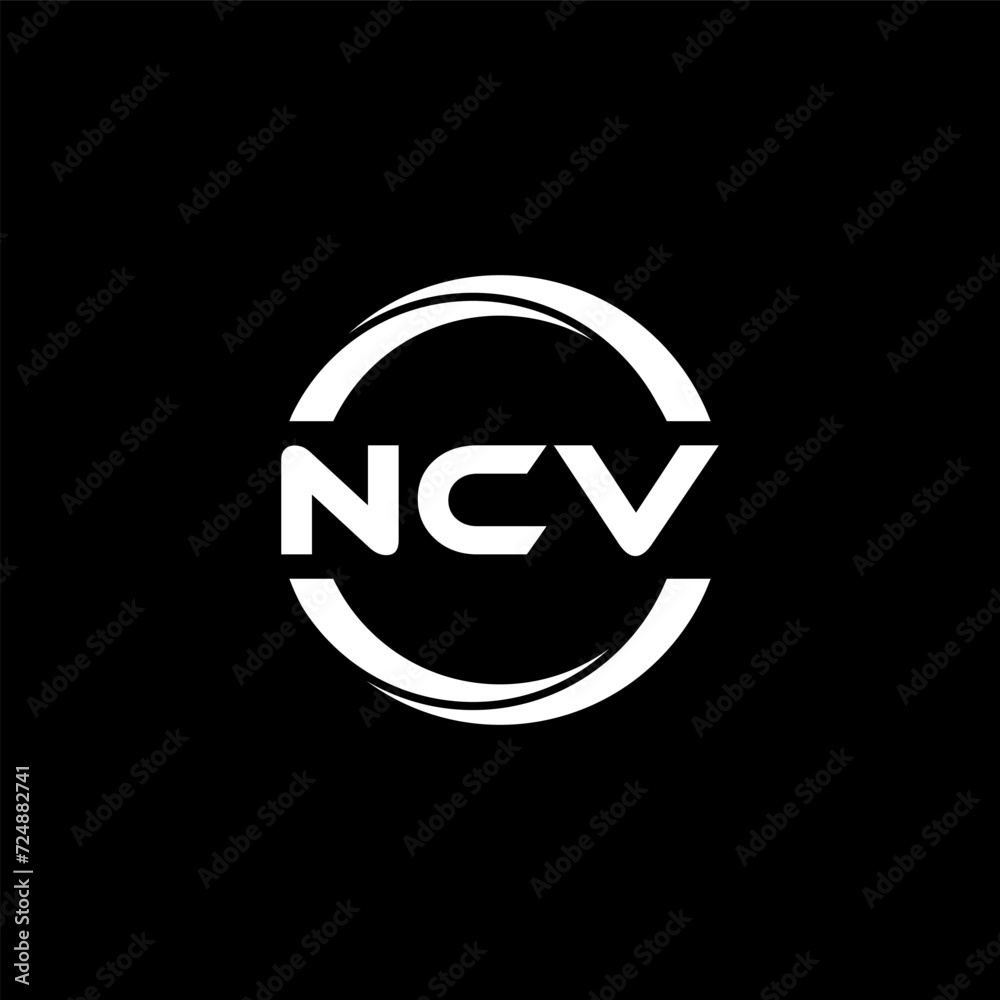 NCV letter logo design with black background in illustrator, cube logo, vector logo, modern alphabet font overlap style. calligraphy designs for logo, Poster, Invitation, etc. NCV letter logo design with black background in illustrator, cube logo, vector logo, modern alphabet font overlap style. calligraphy designs for logo, Poster, Invitation, etc.