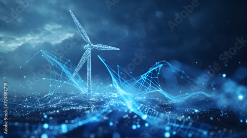 concept idea eco power energy wind turbine