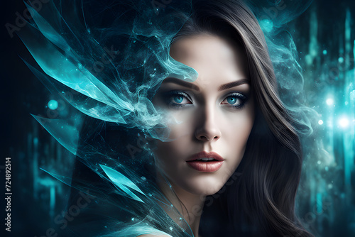 Generative AI Enigma: Eccentric Surrealism Portrait