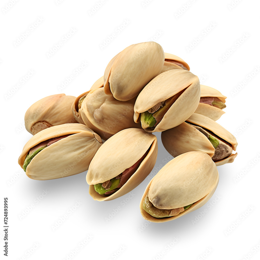 Pistachios isolated on transparent background Pistachios isolated on transparent background