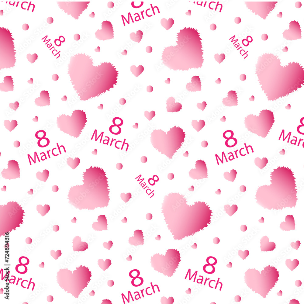 Festive background for the holiday of March 8th Festive background for the holiday of March 8th