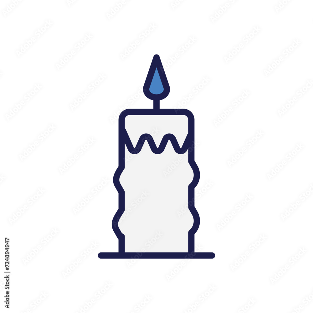 16 candle icon with white background vector stock illustration 16 candle icon with white background vector stock illustration