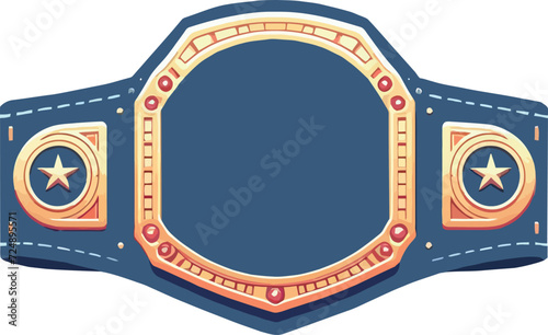 Pattern belt world champion martial arts vector isolated photo