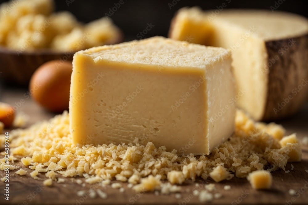grated cheese and grater (Parmesan)