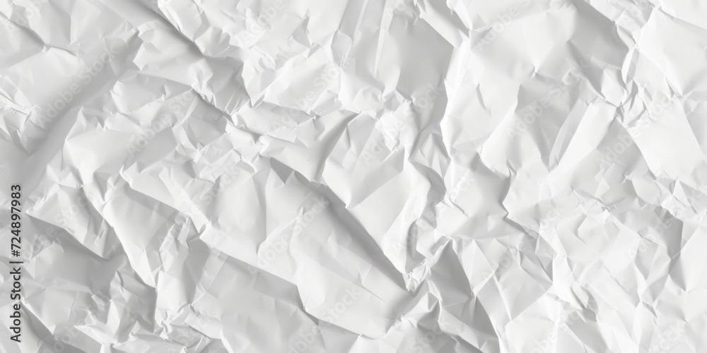 Obraz premium Crumpled White Paper