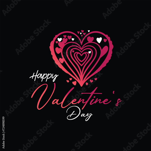 Valentine's day t-shirt design