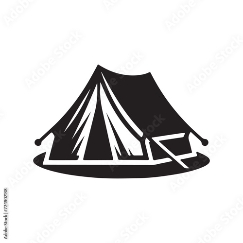 camping tent illustration