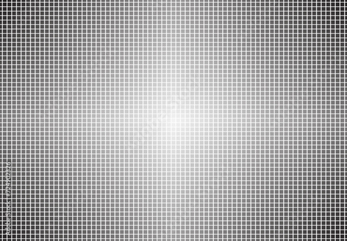 Transparent halftone pixel effect abstract background. Smooth gradient lightening of black color to the center