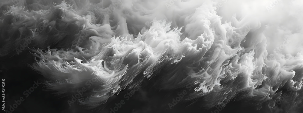 an abstract image with black and white colors in the an abstract image with black and white colors in the
