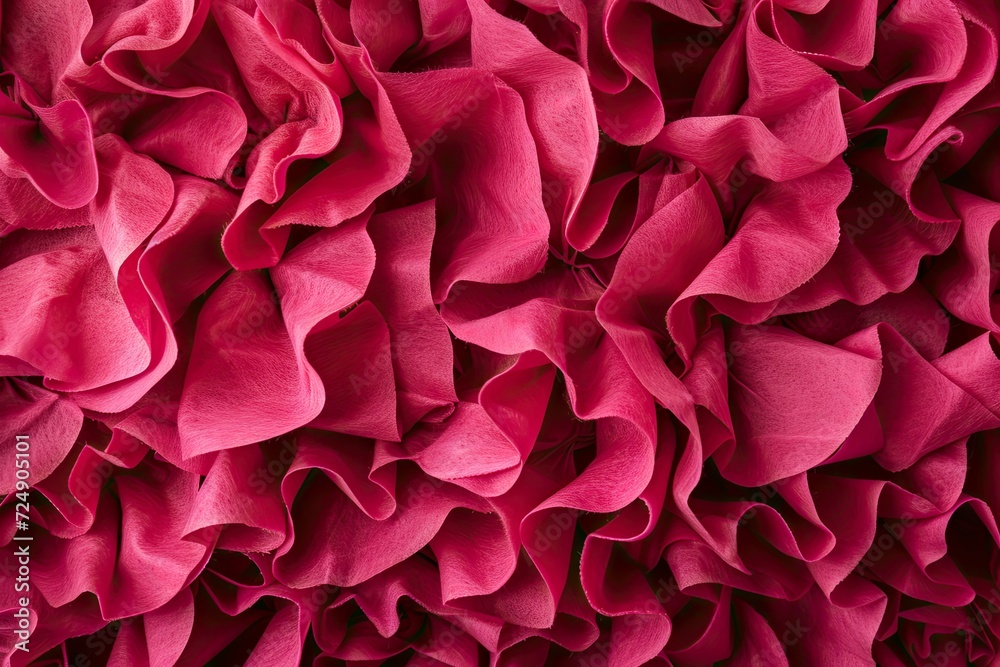 Pink Background fabric in pink in the style of extruded design
