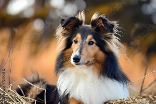 Shetland Sheepdog - originating from the Shetland Islands, this breed is often referred to as a miniature collie and is highly trainable  photo