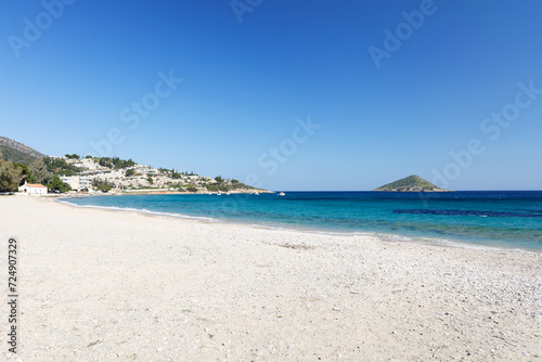 Agios Spiridonas beach of Porto Rafti, Greece © costas1962