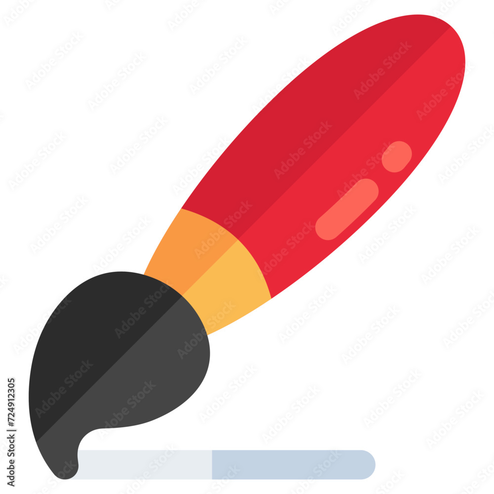 Modern design icon of art brush Modern design icon of art brush
