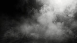 Smoke black ground fog cloud floor mist background steam dust dark white horror overlay. Ground smoke haze night black water atmosphere 3d magic spooky smog texture isolated transparent effect circle