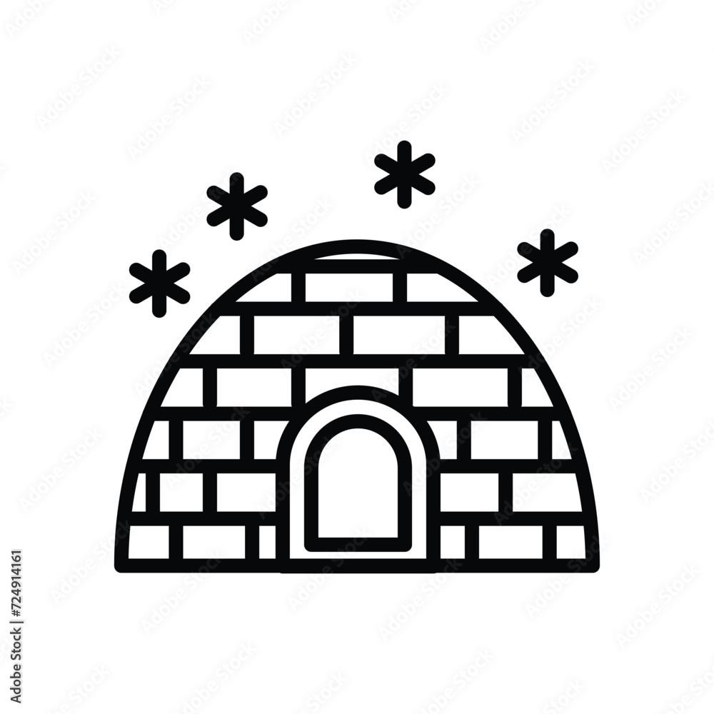 17 igloo icon with white background vector stock illustration 17 igloo icon with white background vector stock illustration