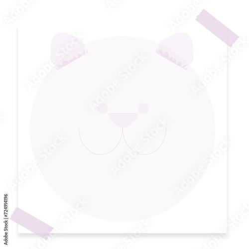 cute sticky note
