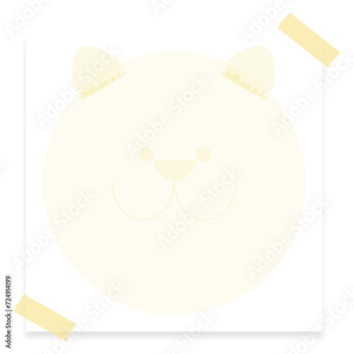 cute sticky note
