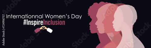 International Women's Day banner. #InspireInclusion