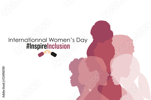 International Women's Day banner. #InspireInclusion