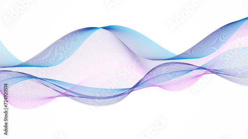 abstract blue wave background. abstract white background with blue wave line. blending line background. colorful wave lines. blue pink lines background.