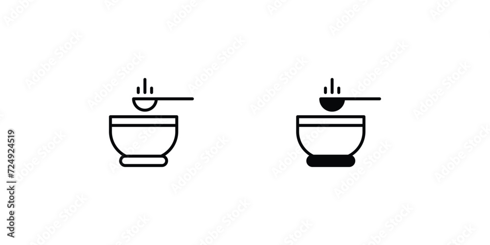 29 soup bowl icon with white background vector stock illustration 29 soup bowl icon with white background vector stock illustration