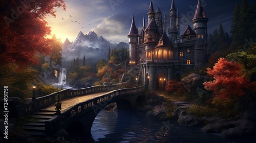 Enchanted Castle: Twilight over the Magical Realm © Paul