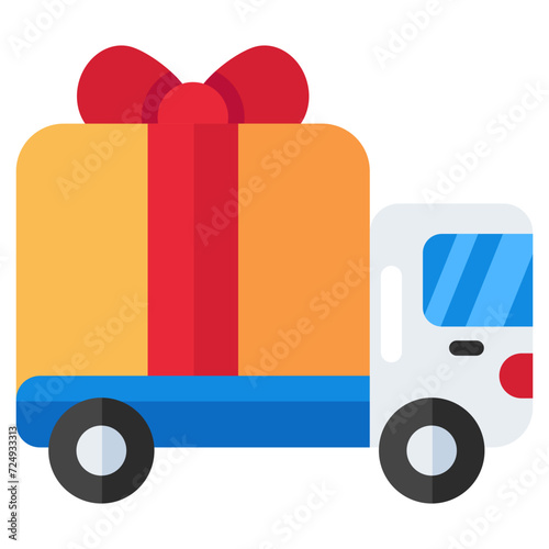 Perfect design icon of gift delivery 