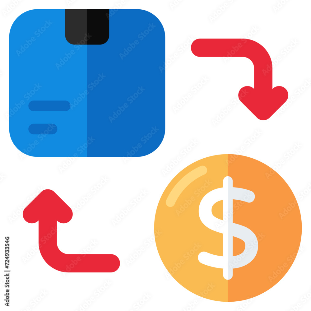 Trendy vector design of shopping payment Trendy vector design of shopping payment