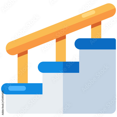 Creative design icon of stairs