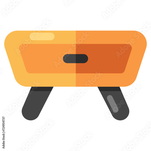 An icon design of drawer table 