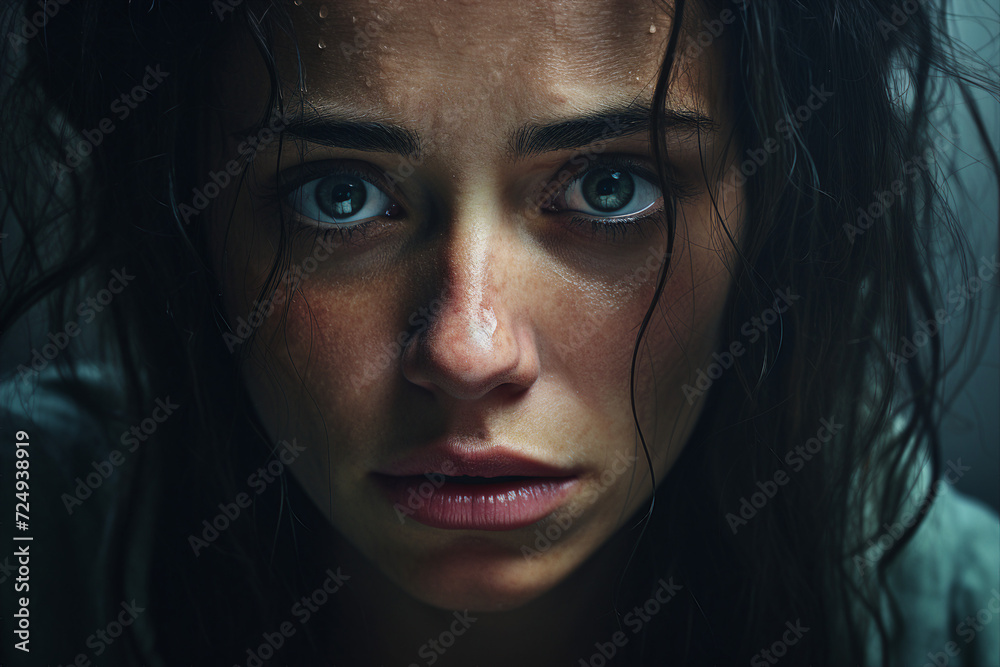 Mental health disorder conceptual Generative AI technology portrait picture people have psychic problems Mental health disorder conceptual Generative AI technology portrait picture people have psychic problems