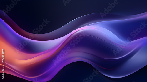 abstract background with waves,, Abstract blue and purple background Transparent texture on black background with space for copy