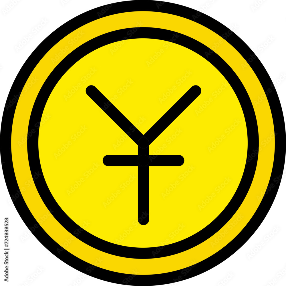 Obraz premium Yuan icon