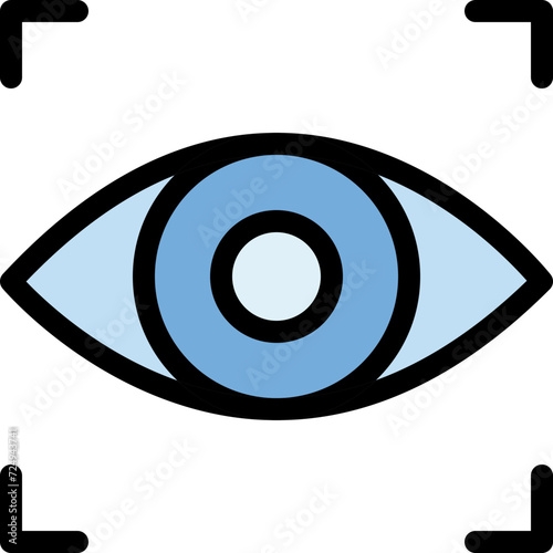 Eye scanner icon