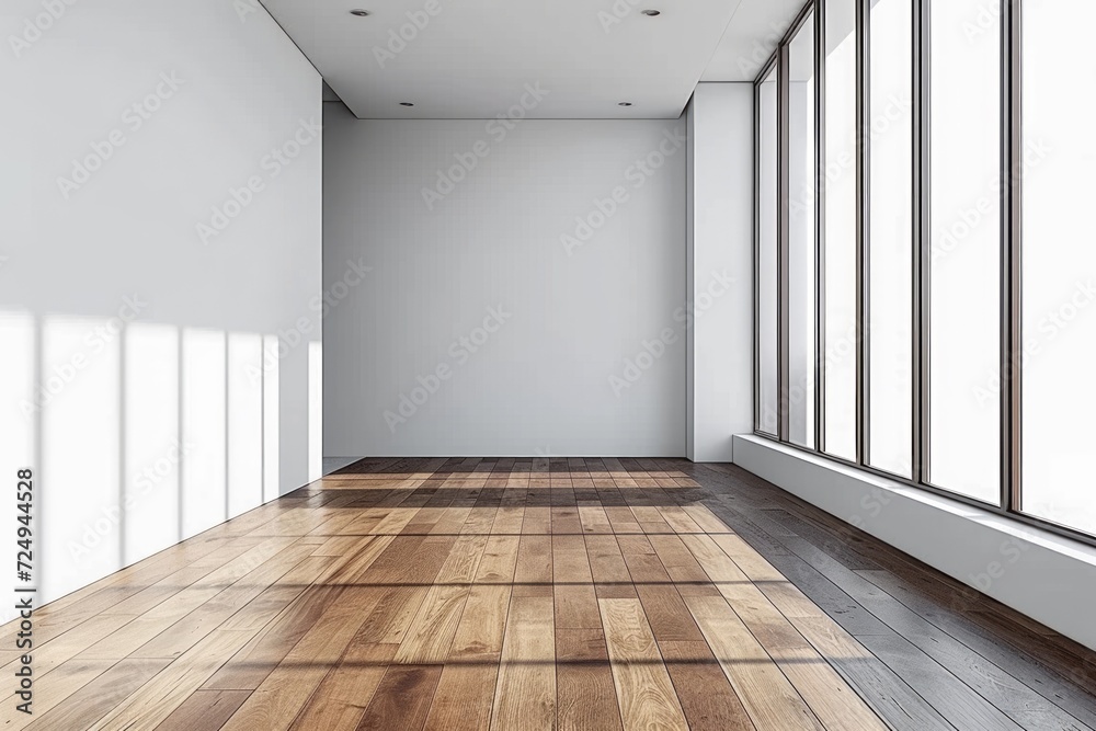 Bright and Airy Room with Hardwood Floors and Large Windows Bright and Airy Room with Hardwood Floors and Large Windows