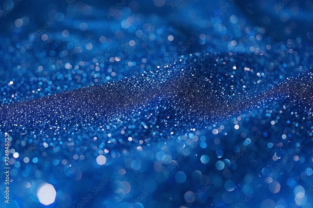 Blue water droplets on a blue background Blue water droplets on a blue background