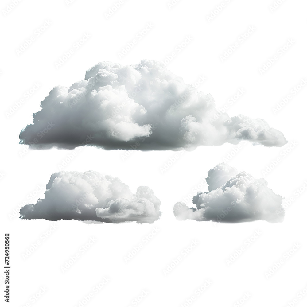 White clouds group on the sky, Isolated on Transparent Background, PNG White clouds group on the sky, Isolated on Transparent Background, PNG