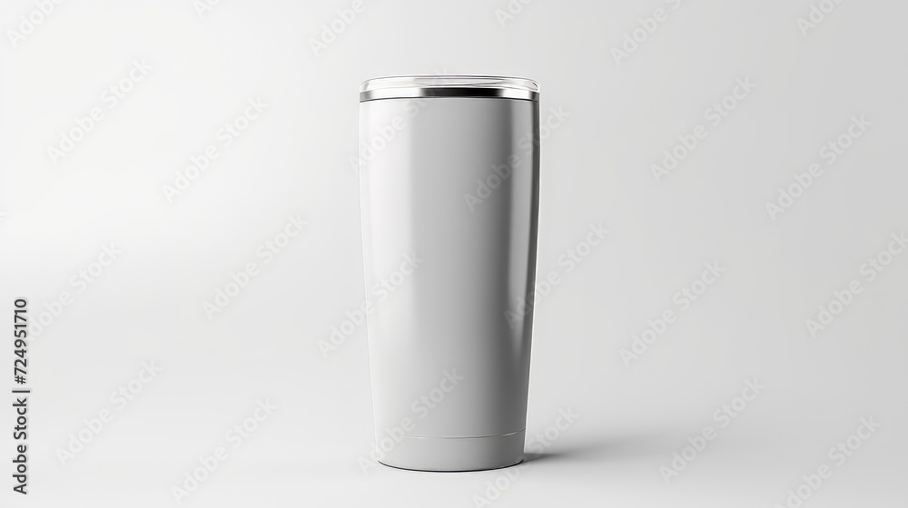 Glass Mug Mockup on grey background Glass Mug Mockup on grey background
