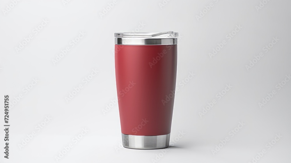 Glass Mug Mockup on grey background Glass Mug Mockup on grey background