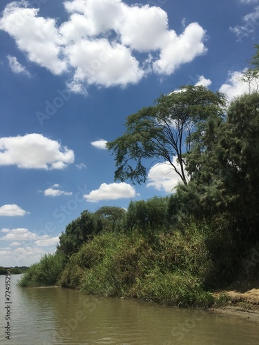 Fotografía de Paisaje del "Rio Piura" Piura, Perú.