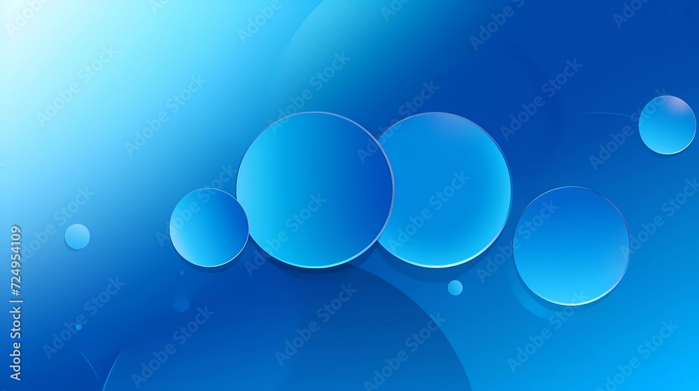 gradient blue background with circle theme. generative ai gradient blue background with circle theme. generative ai