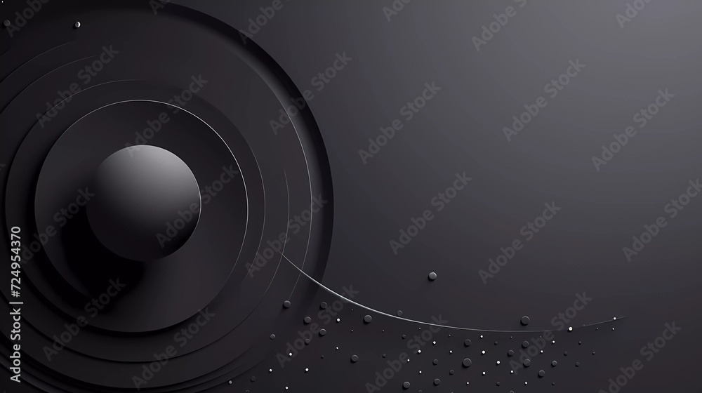 gradient gray background with circle theme. generative ai gradient gray background with circle theme. generative ai