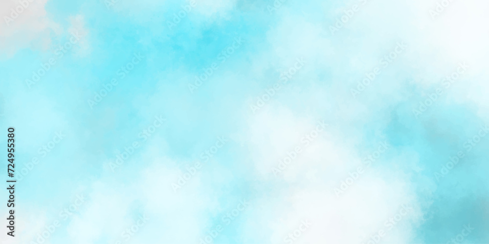 Sky blue reflection of neon,sky with puffy,fog effect,soft abstract.smoky illustration.design element transparent smoke.texture overlays canvas element lens flare cloudscape atmosphere.
